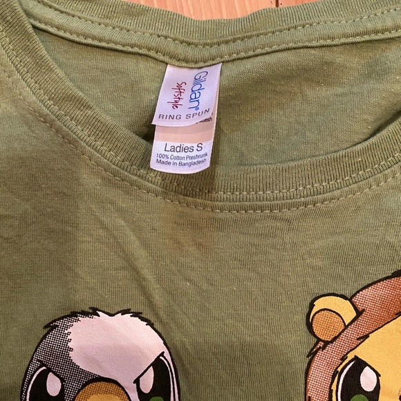 Green Griffin Fusion Qwertee T-Shirt - Picture 3 of 3